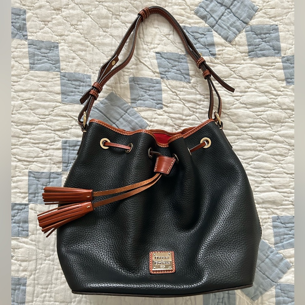 Dooney & Bourke Pebble Grain Bucket Bag